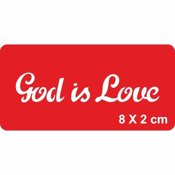 Tanrı Aşktır Tattoo Geçici Dövme Şablonları Kına Kalıpları - Image 1