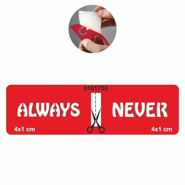 Herzaman ve Asla  Tattoo Geçici Dövme Şablonları Kına Kalıpları - Image 1