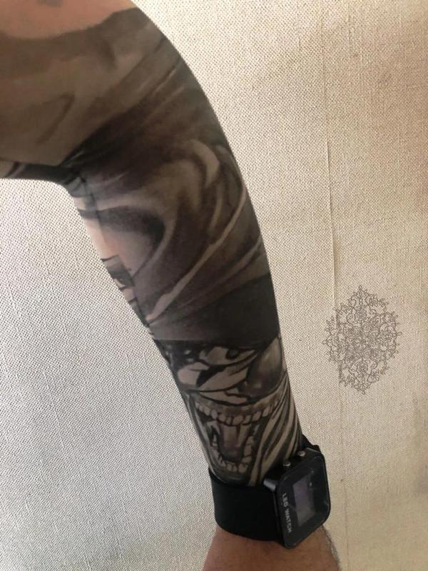 Çift Kol Giyilebilir Dövme Göz Desenler Tattoo Sleeve - Image 1