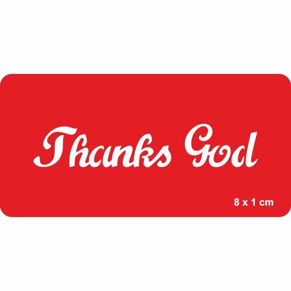 Teşekkürler Tanrım Tattoo Geçici Dövme Şablonları Kına Kalıpları - Image 1