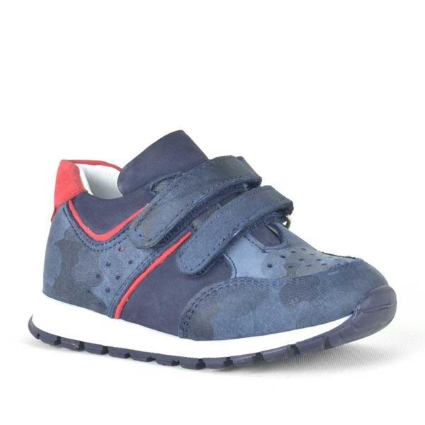HAKİKİ DERİ LACİVERT ERKEK BEBEK SPOR AYAKKABI - Image 1