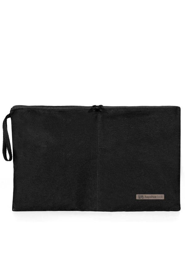Kirli Temiz Organizer 45x27 Siyah Fermuarlı Seyahat Torbası - Image 1