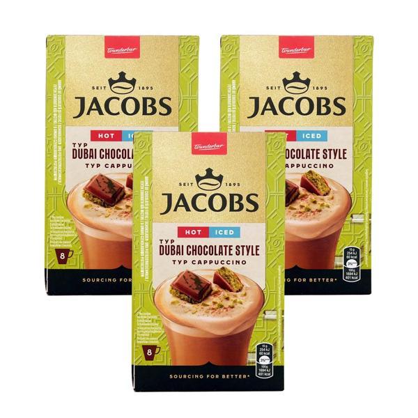 Jacobs Dubai Çikolatalı Cappuccino 19,5 gr 8 li x 3 Kutu (24 Adet) - Image 1