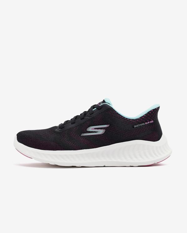 SKECHERS GO WALK NOW KADIN AYAKKABI 125643-BKPR - Image 1