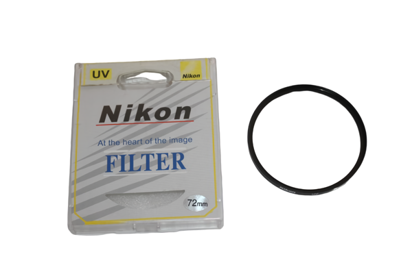 Nikon 72mm UV Filtre - Lens Koruma | Uyumlu: AF-S NIKKOR 24-70mm f/2.8E, 18-200mm f/3.5-5.6G, 70-200mm f/2.8G - Image 1