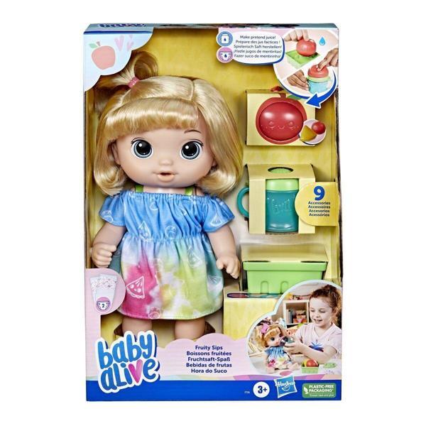 F7356 Baby Alive Bebeğim ile Eğlenceli Yudumlar Sarışın +3 yaş - Image 1