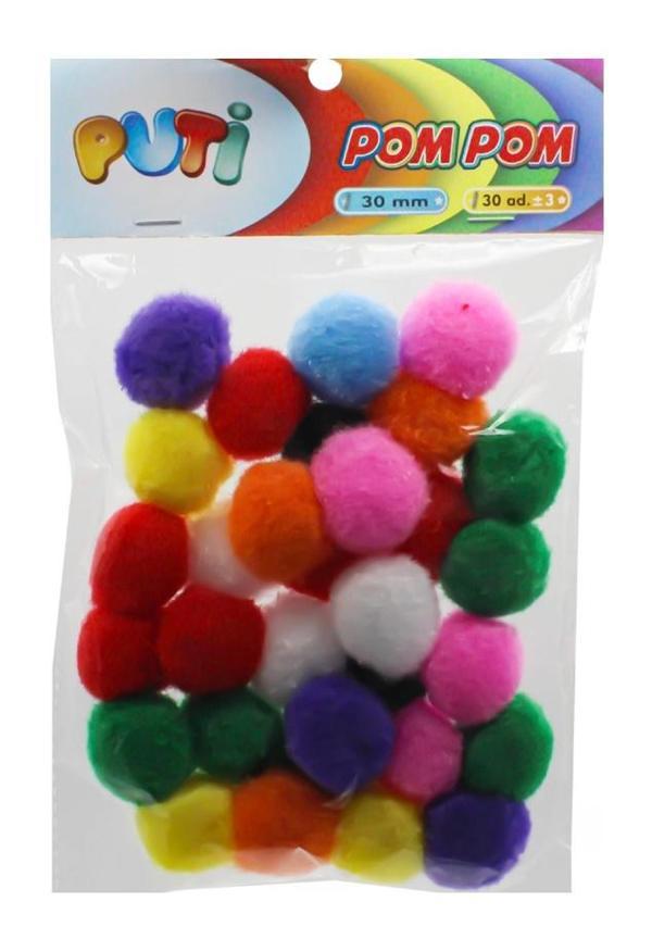 Puti Ponpon 30Mm 30Lu - 2 paket - Image 1