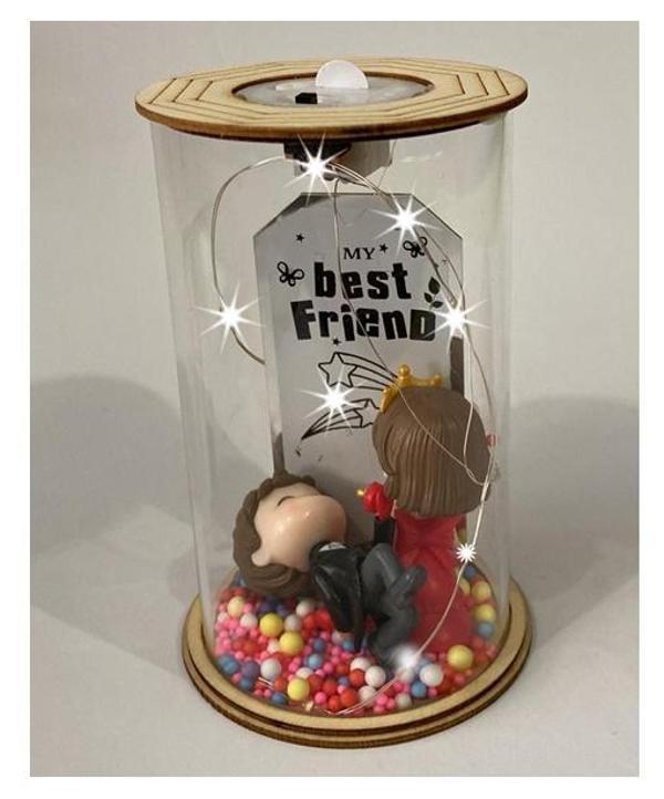 Misyon Cam Fanus Led Işıklı My Best Friend - Image 1