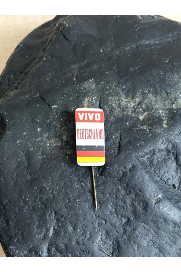 Sanat Taciri 1 Adet Vintage Almanya Rozet Metal Rozet - Image 1