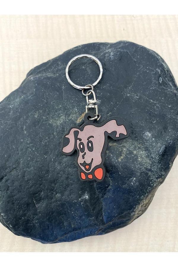 Sanat Taciri Avrupa Silikon Anahtarlık Köpek Temalı Anahtarlık - Image 1