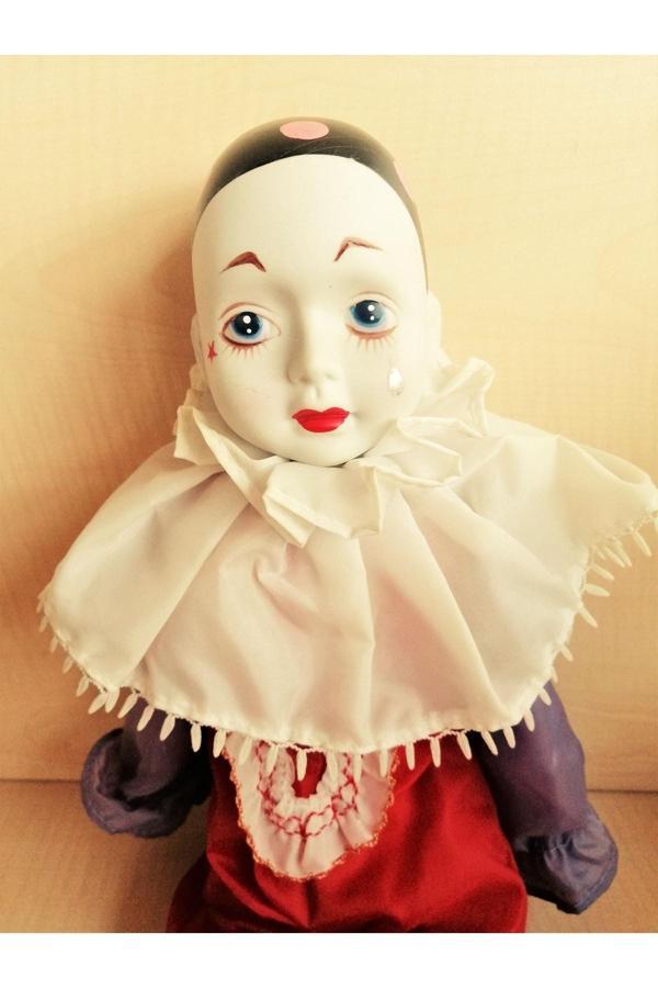 Sanat Taciri 45 Cm Porselen Bebek Porselen Palyaço Porselen Oyuncak - Image 1