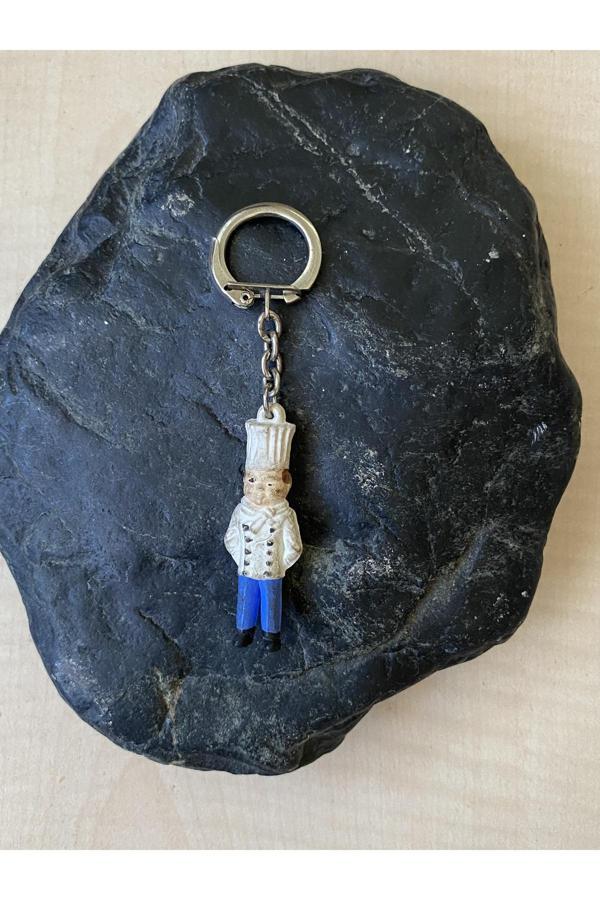 Sanat Taciri Avrupa Ahçı Temalı Anahtarlık Mika Anahtarlık Koleksiyonluk Anahtarlık - Image 1