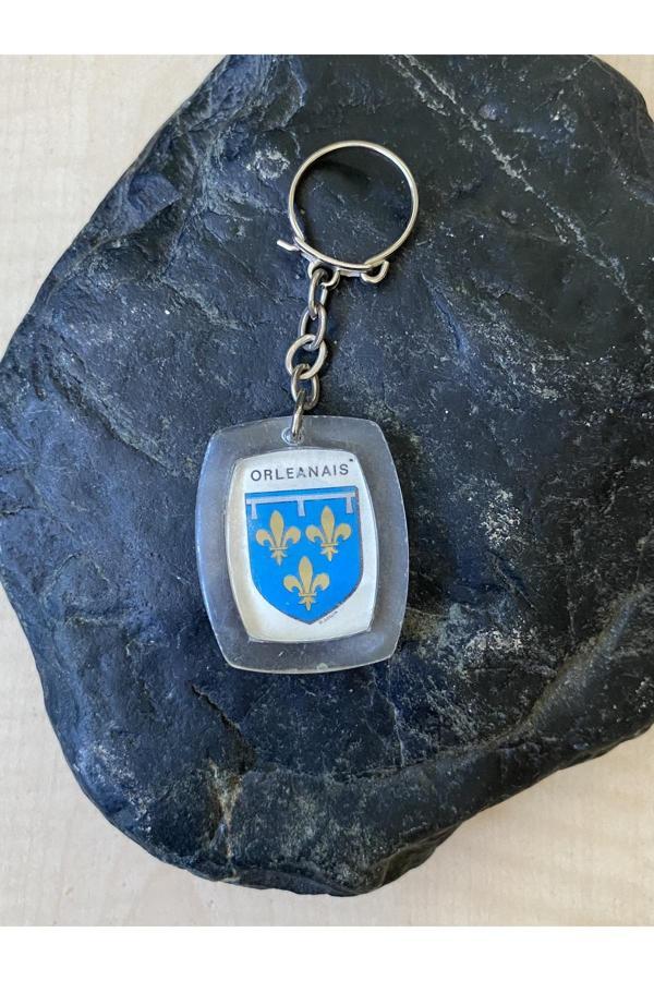 Sanat Taciri Vintage Avrupa Orleanaıs Anahtarlık Plastik Anahtarlık No 54 - Image 1