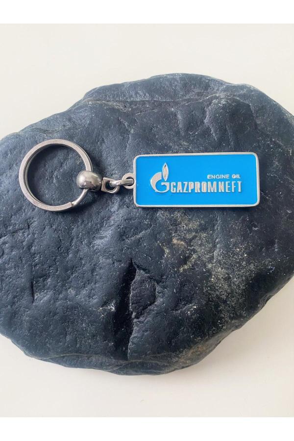 Sanat Taciri Gaz Prom Neft Yazılı Metl Anahtarlık - Image 1