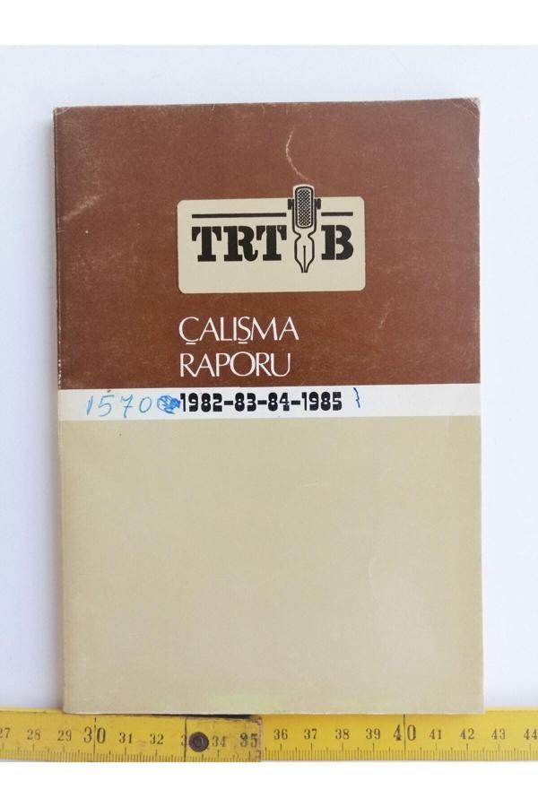 Sanat Taciri 1982-83-84-1985 Trt Çalışma Raporu No 2 - Image 1
