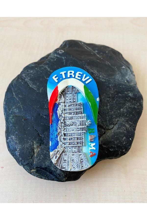 Sanat Taciri Fontana Di Trevi Magnet Roma Aşk Çeşmesi Magnet No 11 - Image 1