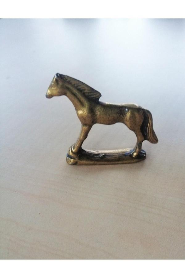 Sanat Taciri Minyatür Bronz At Biblosu - Image 1