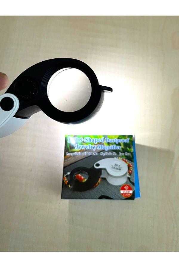 Sanat Taciri 30X 25Mm Küçük Yakın Büyüteci Cep Büyüteci - Image 1