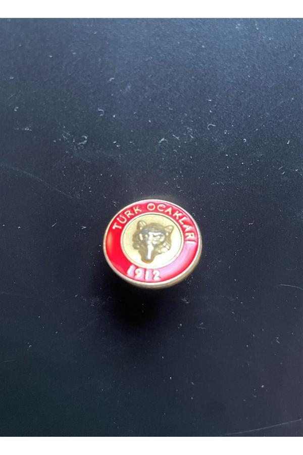 Sanat Taciri Türk Ocakları Rozet Ülkü Ocakları Rozet Yaka Broşu - Image 1