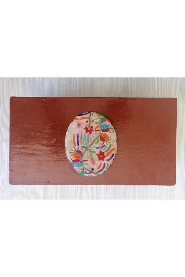 Sanat Taciri Eskilerden Ahşap Kutu Takı Kutusu No 43 - Image 1