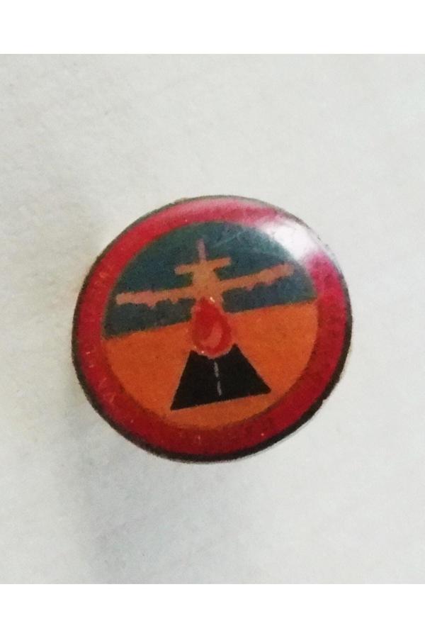 Sanat Taciri Antika Hava Alanı Ve Uçak Temalı Rozet Yaka Broşu Klipsli Rozet - Image 1