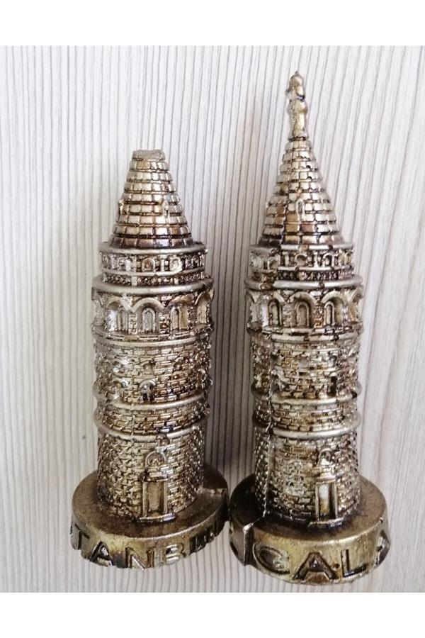 Sanat Taciri Seramik 2 Adet Galate Kulesi Biblo - Image 1