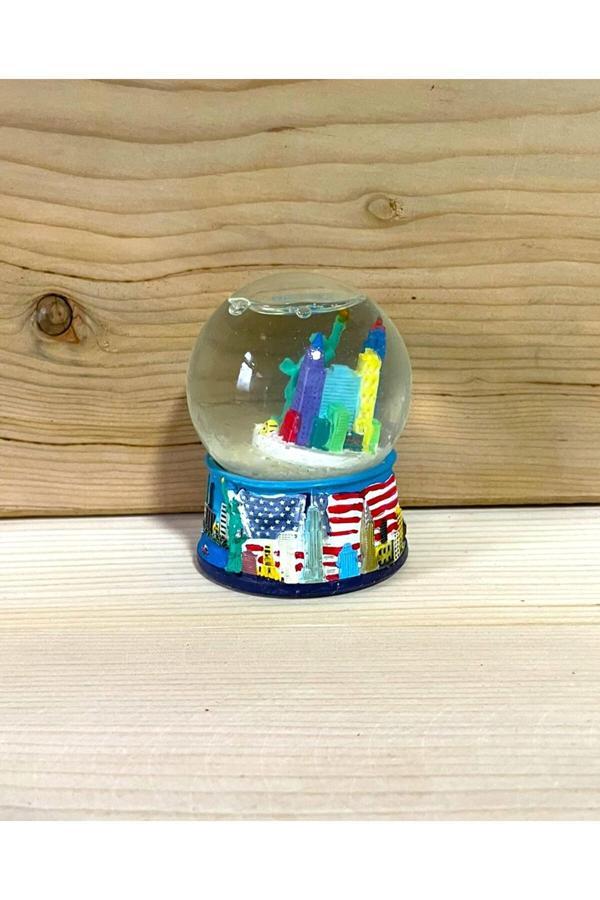 Sanat Taciri New York Kar Küresi Hafif Eğiklik Mevcut - Image 1