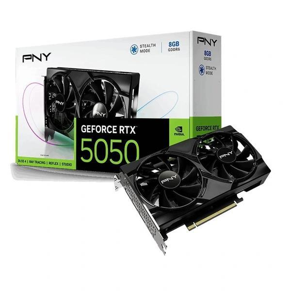 PNY RTX5050 8GB 128Bit Siyah Ekran Kartı (VCG50508DFXPB1) - Image 1