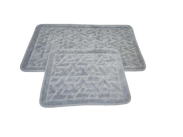 BANYO PASPASI KLOZET SET 2'Lİ KARO GRİ - Image 1