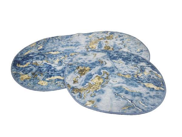 2 Lİ BANYO PASPASI 3D BASKILI JEL MERMER - Image 1