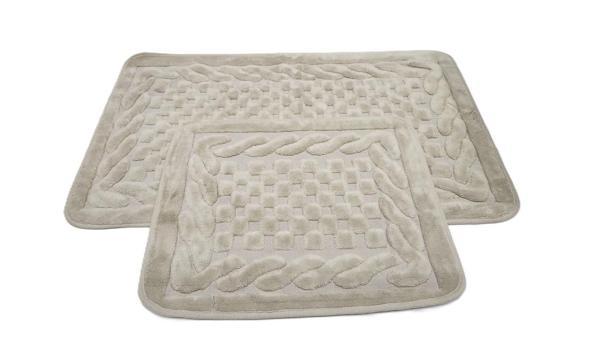 2 Lİ PAMUKLU BANYO PASPASI NEW DAMA VİZON - Image 1