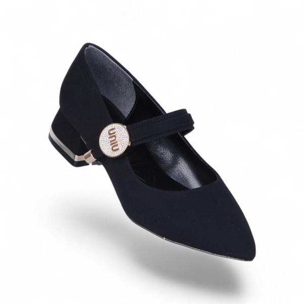 Scarletta S11 Saten 3Cm Kadın Topuklu Ayakkabı - Image 1