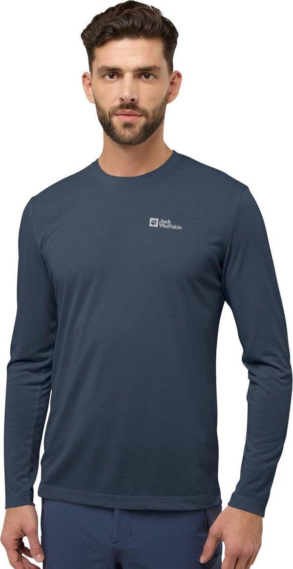 Jack Wolfskin A60291-C0412 Vonnan Ls T M Erkek Outdoor Tişört - Image 1