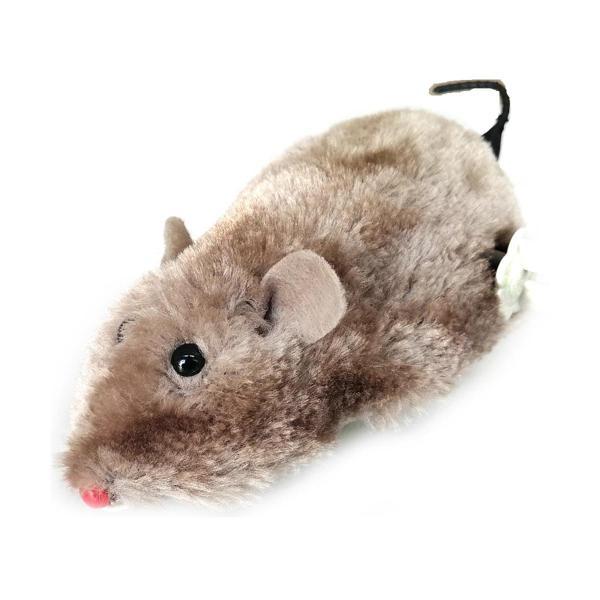 Markapet Kurmalı Hareketli Tekerlekli Fare 12 cm Gri - Image 1