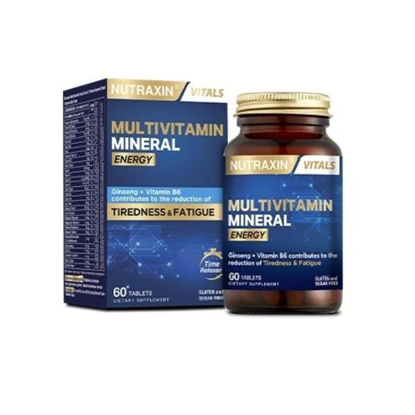 Nutraxin Multivitamin Mineral İçeren Takviye Edici Gıda 60 Tablet - Image 1