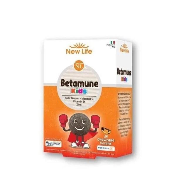 New Life Betamune Kids 30 Çiğneme Tableti - Image 1