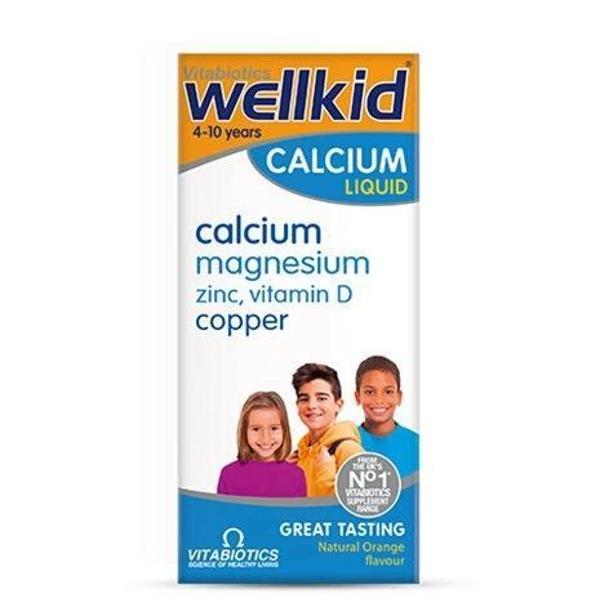 Vitabiotics Wellkid Calcium Liquid Takviye Edici Gıda 150 ml - Image 1