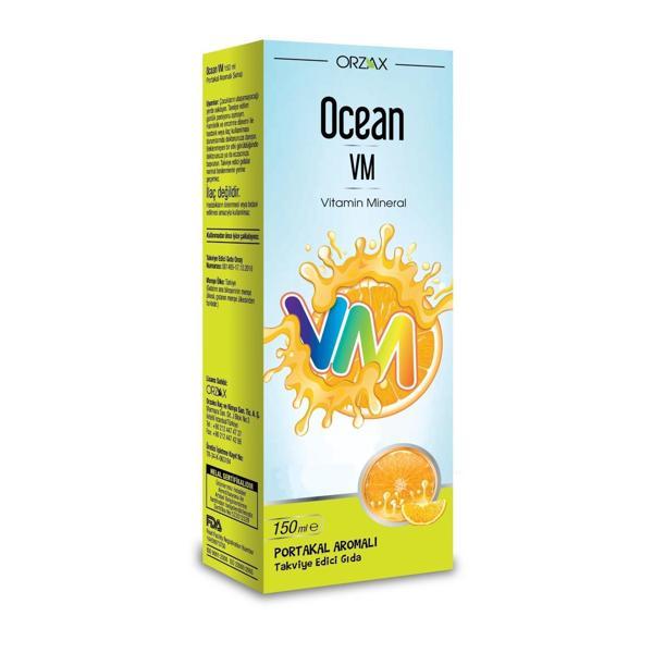 Vitamin Mineral Portakal Aromalı Şurup 150ml - Image 1