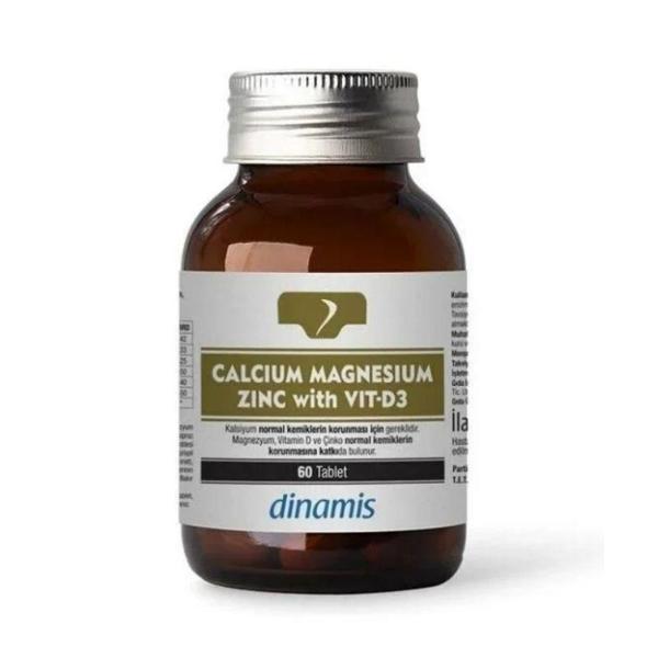 Dinamis Calcium Magnesium Zinc D3 60 Tablet - Image 1