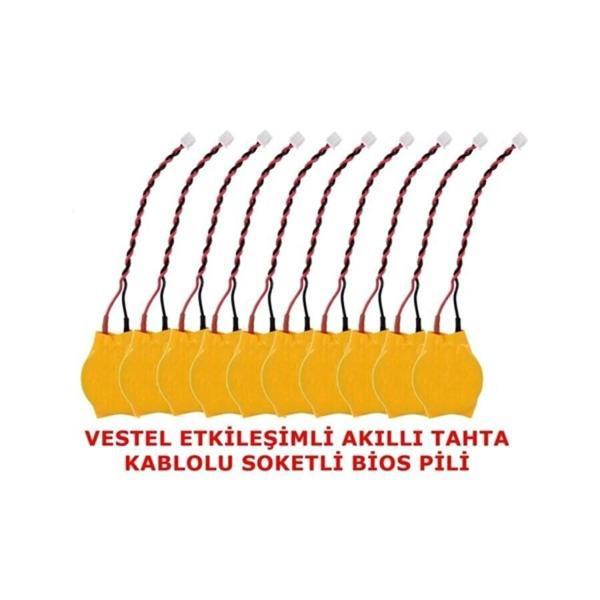 Vestel Faz-1 Ve Faz-2 Etkileşimli Akıllı Tahta Bios Pili 10 Adet - Image 1