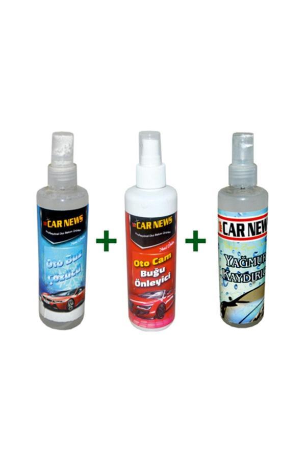 Car News Buz Çözücü - Buğu Önleyici Ve Yağmur Kaydırıcı Set - Image 1