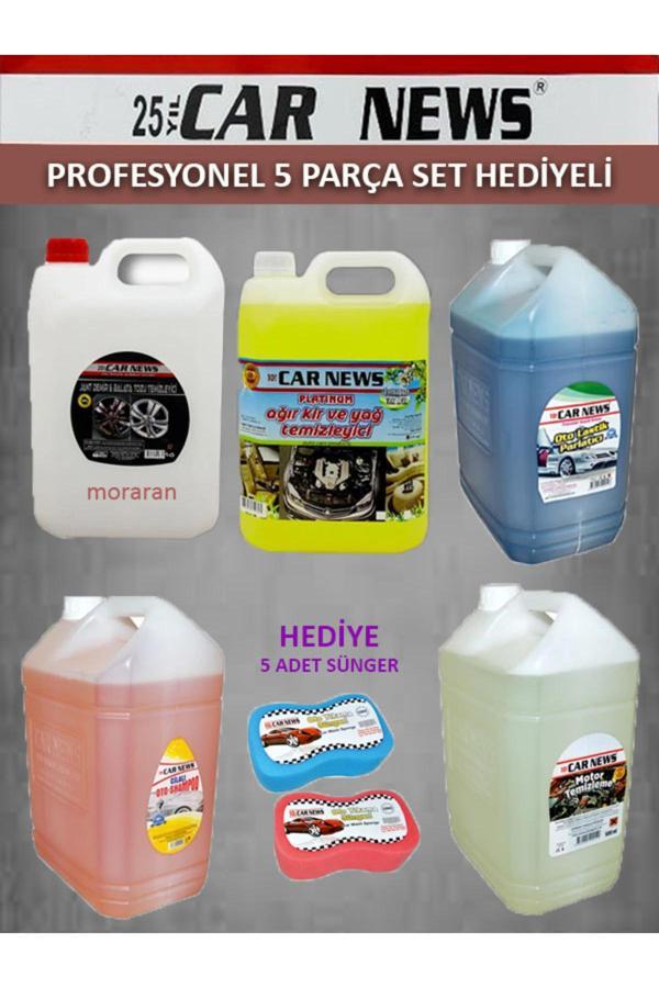 Car News Profesyonel 5 Parça Oto Temizlik Seti Hediyeli - Image 1