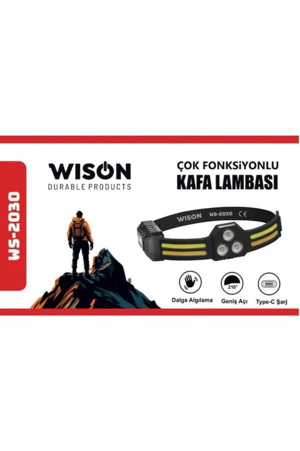 Wison Ws-2030 Profesyonel Kafa Feneri - Şarjlı - Çok Fonksiyonlu - Sensörlü - Image 1