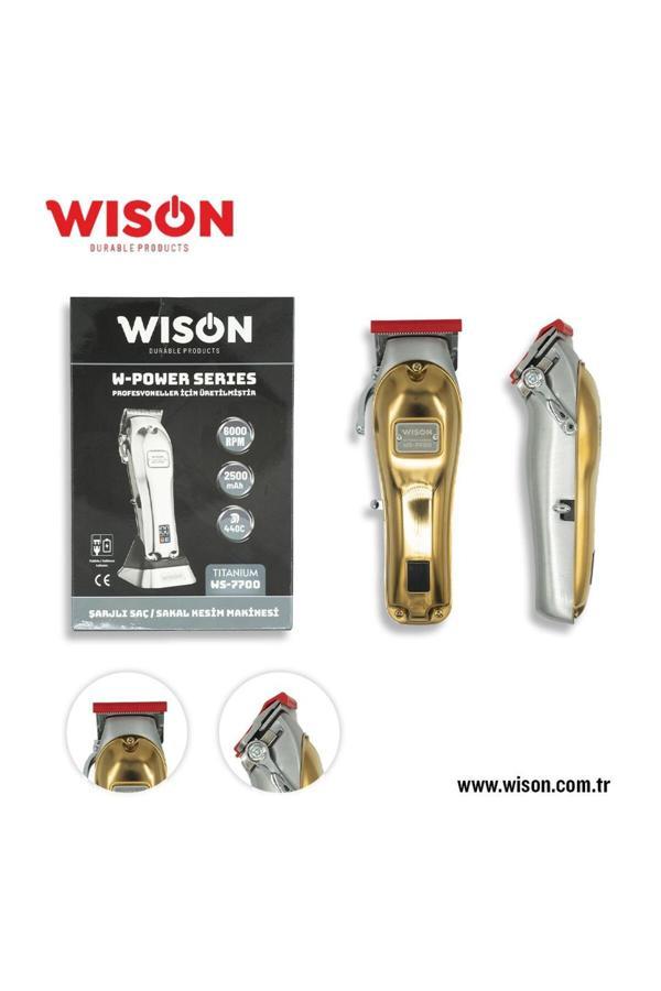 Fdn WİSON WS-7700 TİTANIUM SAC SAKAL KESİM TRAŞ MAKİNASI - Image 1