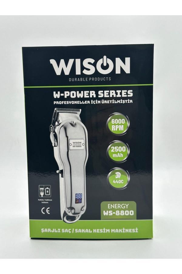 Wison W-Power Serisi WS-8800 Profesyonel Saç & Sakal Tıraş Makinesi - Image 1