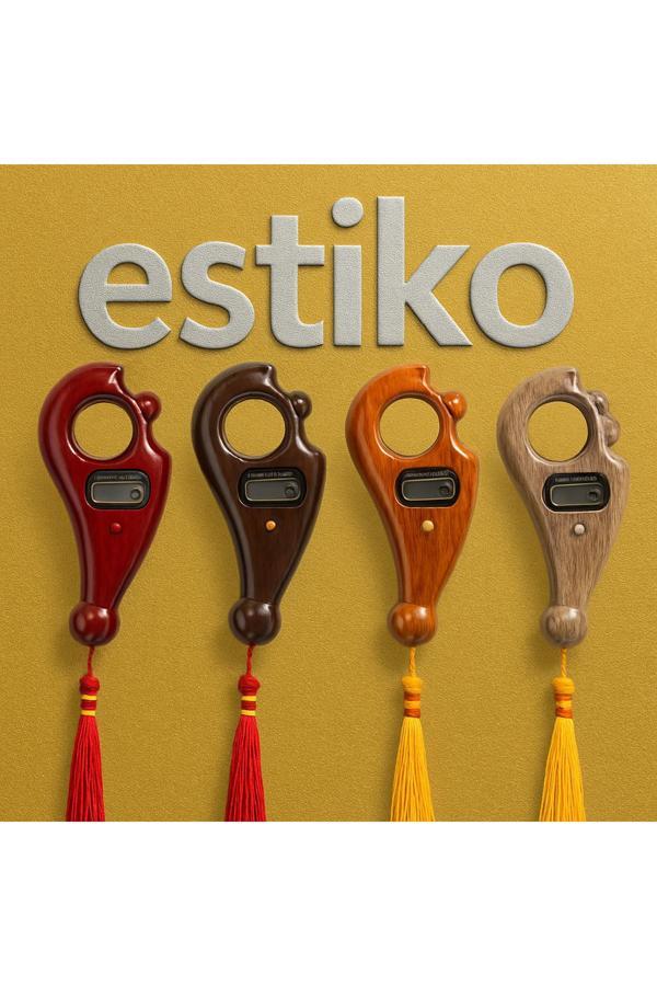 Estiko Işıklı Boncuk Model Işıklı Zikirmatik 1 Adet - Image 1