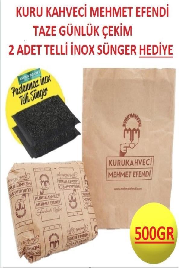 Estiko Mehmet Efendi Taze Çekilmiş Türk Kahvesi 500 Gr Günlük Çekim - Image 1