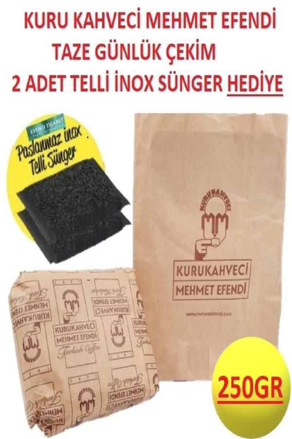 Estiko Mehmet Efendi Taze Çekilmiş Türk Kahvesi 250 Gr Günlk Çekim - Image 1