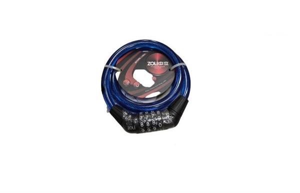 ZOLİ 12X1000 BİSİKLET ŞİFRELİ KİLİT XBYC 4522 MAVİ - Image 1