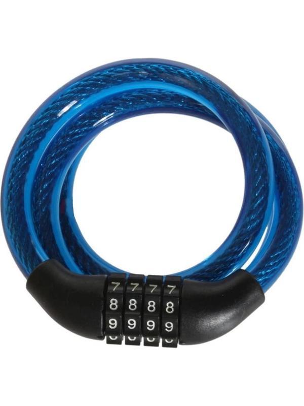 UMT CABLE LOCK KİLİT 12X1000 4 ŞİFRELİ HALAT KLT-241 MAVİ - Image 1